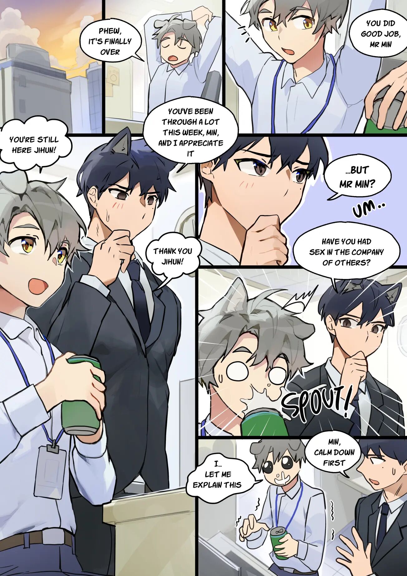 Min's Secret In-house Romance [yaoi] Chapter 1000 Page 2